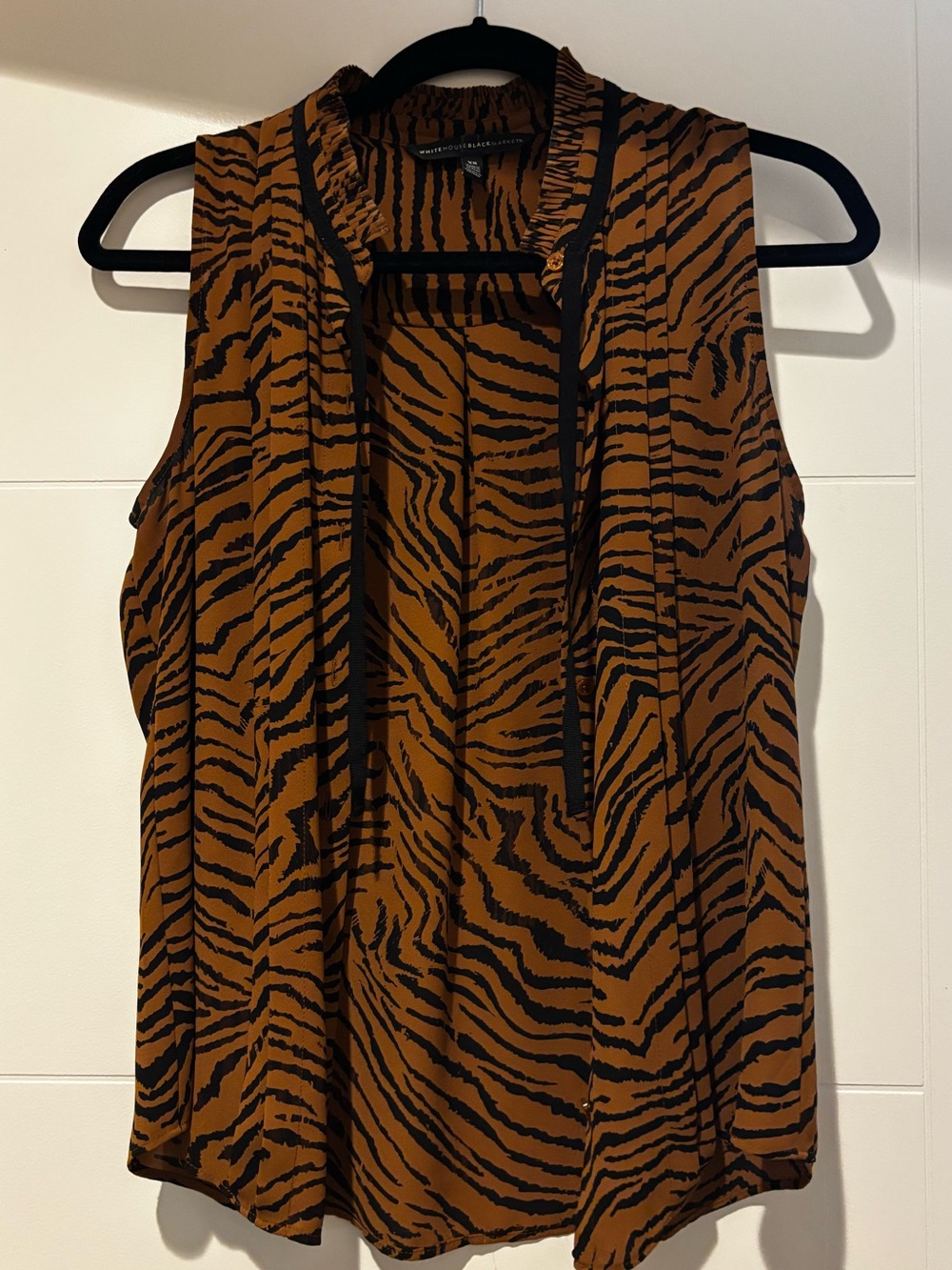 White House Black Market sleeveless blouse